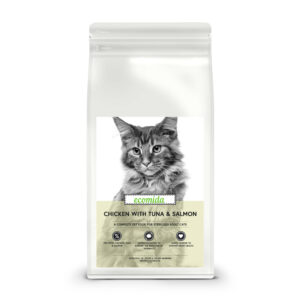 Ecomida Connoisseur Kurczak Tuńczyk Łosoś 500 g Kot dorosły, Sterylizowany