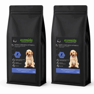 Ecomida Superfood 65 % Indyk & Wieprzowina, Szczenię 2 kg karma Bezzbożowa